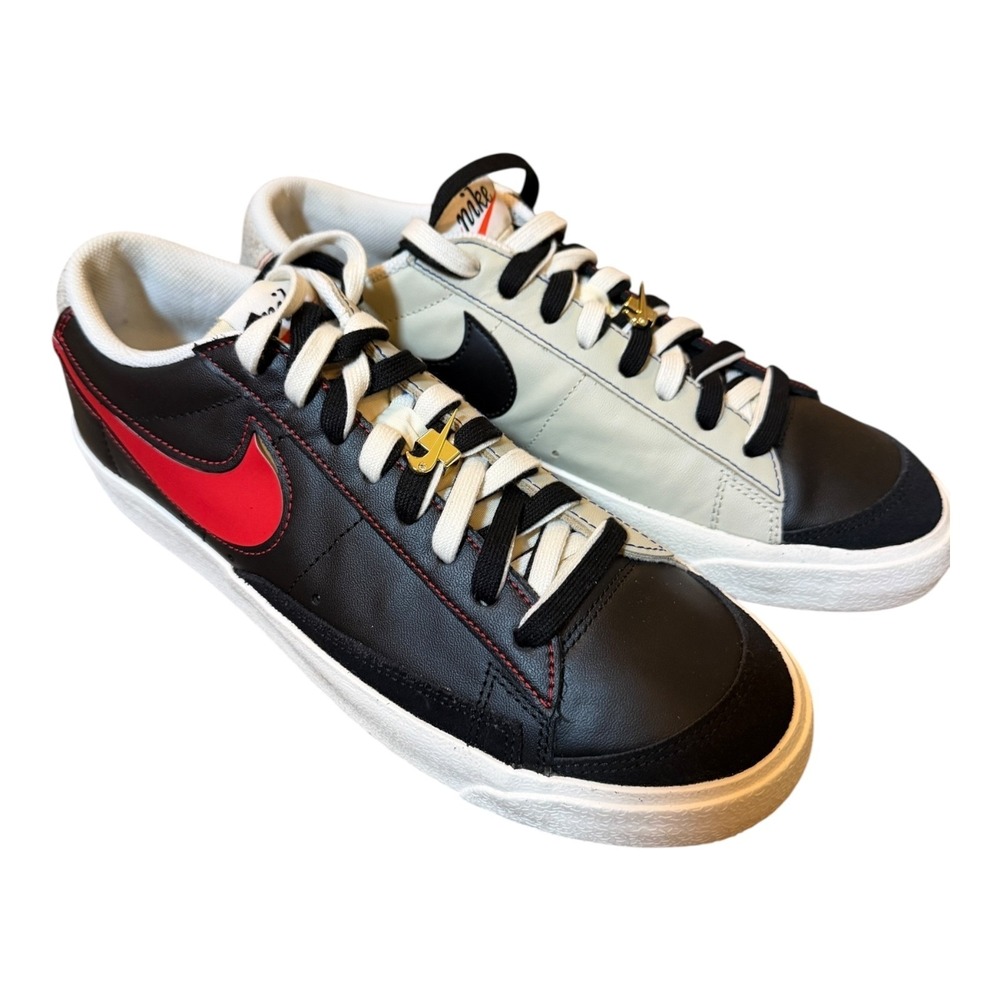 Nike Blazer Low '77 Premium Men's Shoes Size 10 Leather Multicolor DH4370-001